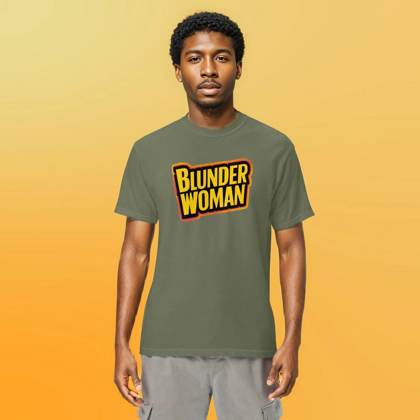 PLUSH BOY BLUNDER WOMAN TEE