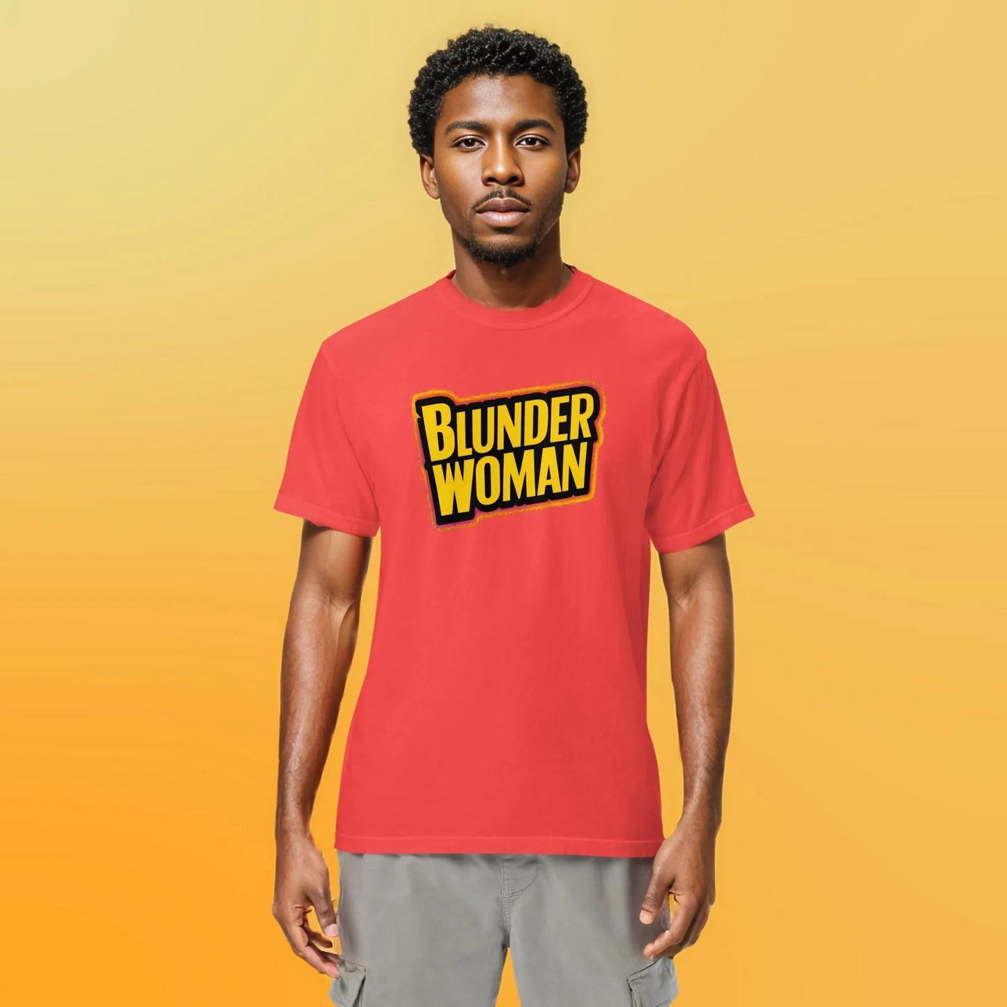 PLUSH BOY BLUNDER WOMAN TEE