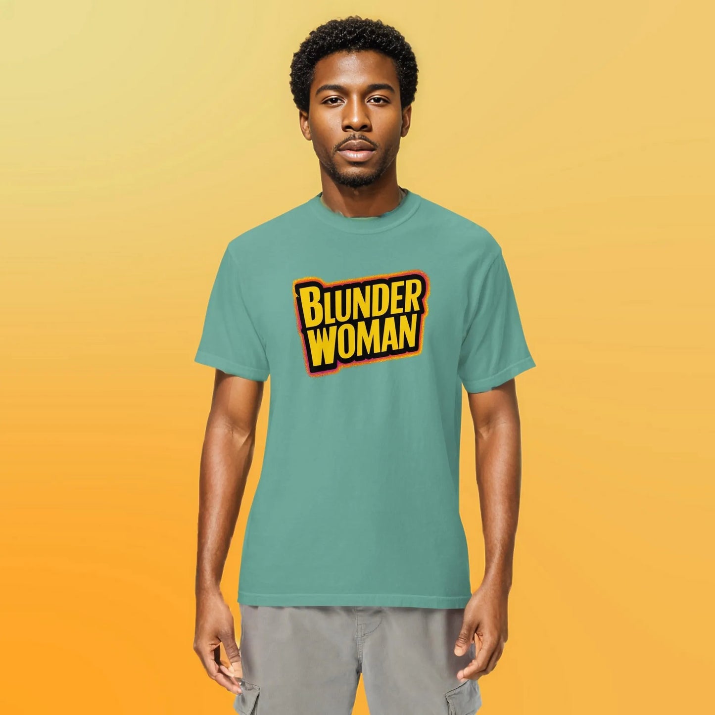 PLUSH BOY BLUNDER WOMAN TEE