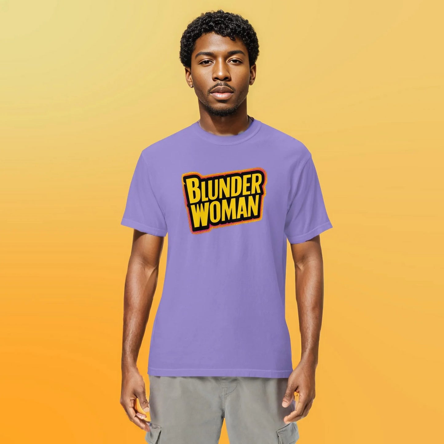 PLUSH BOY BLUNDER WOMAN TEE
