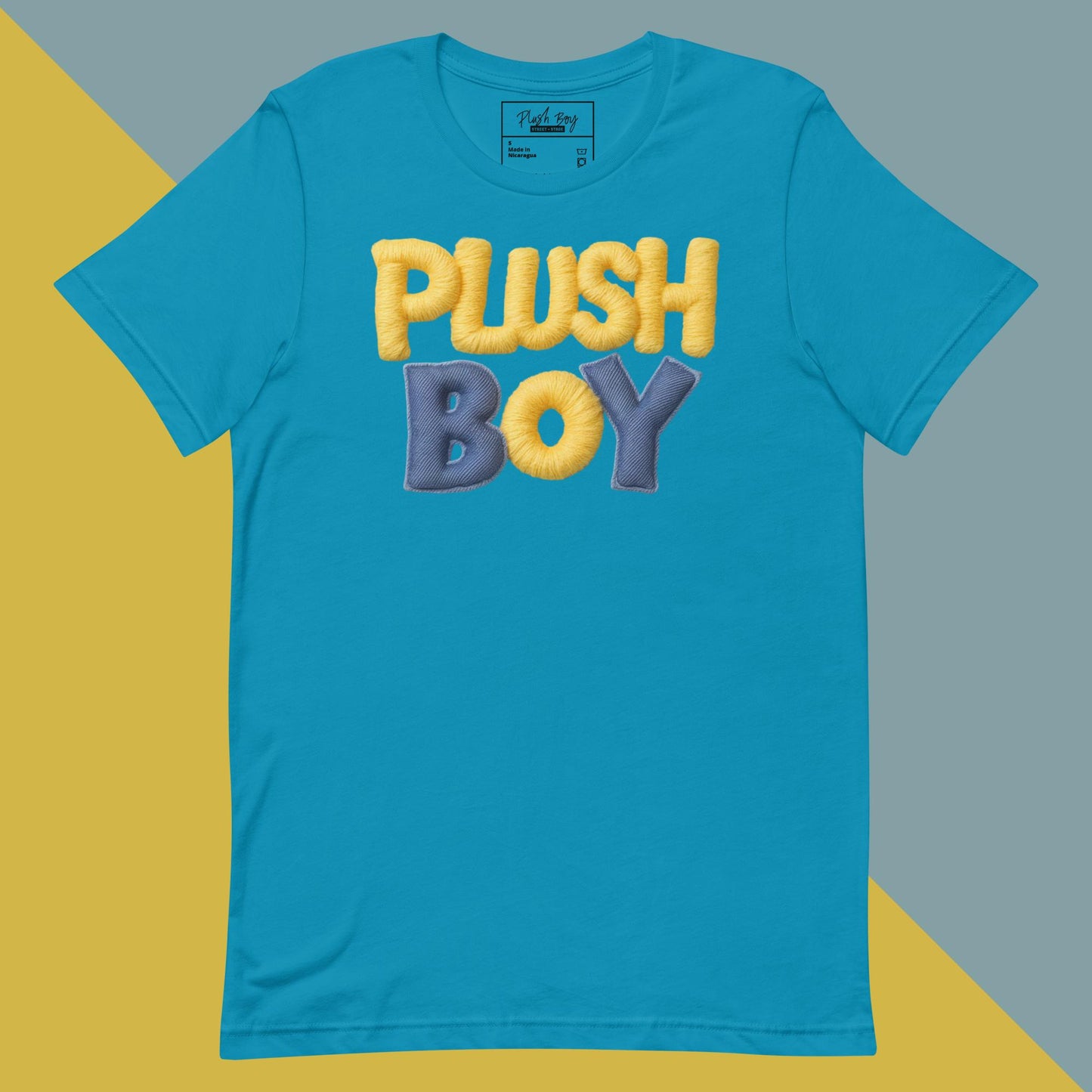 PLUSHBOY DENIM & MUSTARD TEE