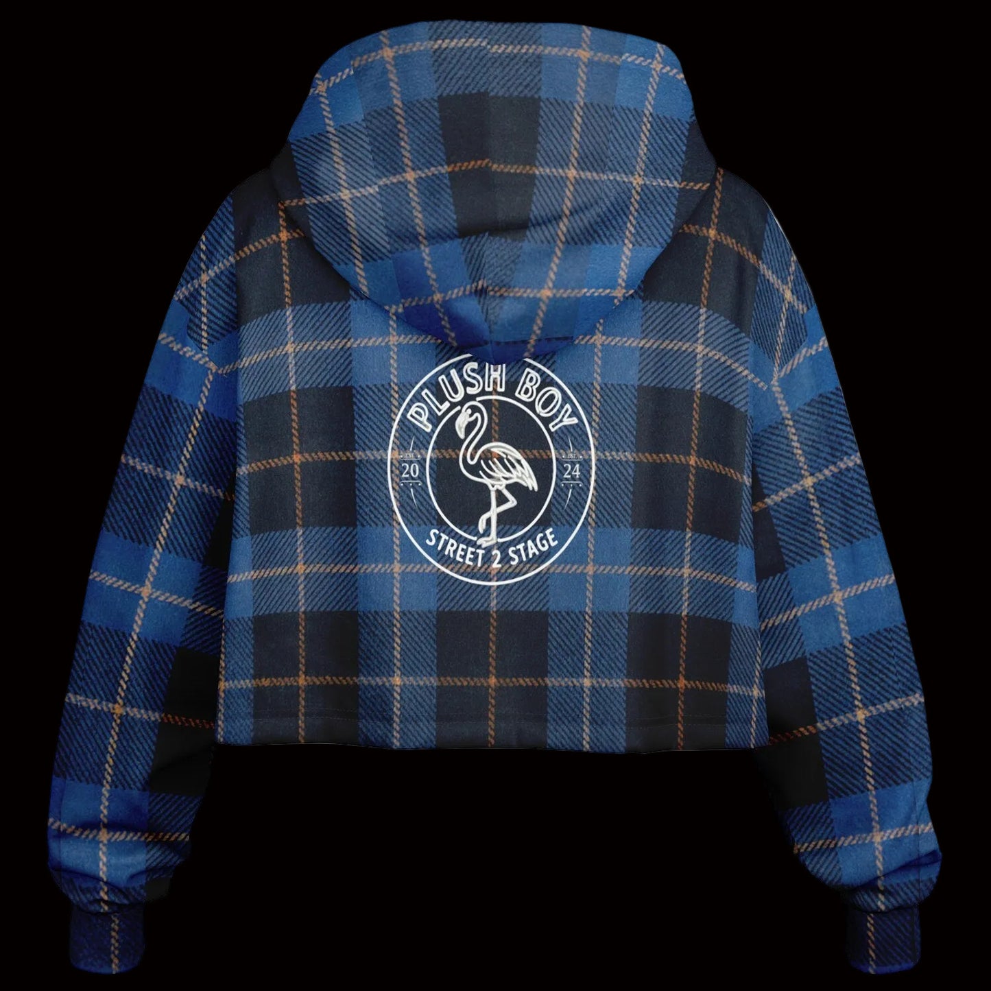 BLUE FLANNEL Fashion Dance Hoodie