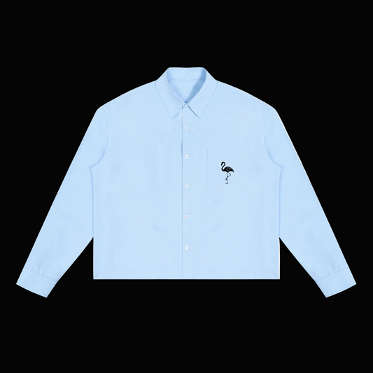 PLUSH BOY Boxy Long Sleeve Shirt