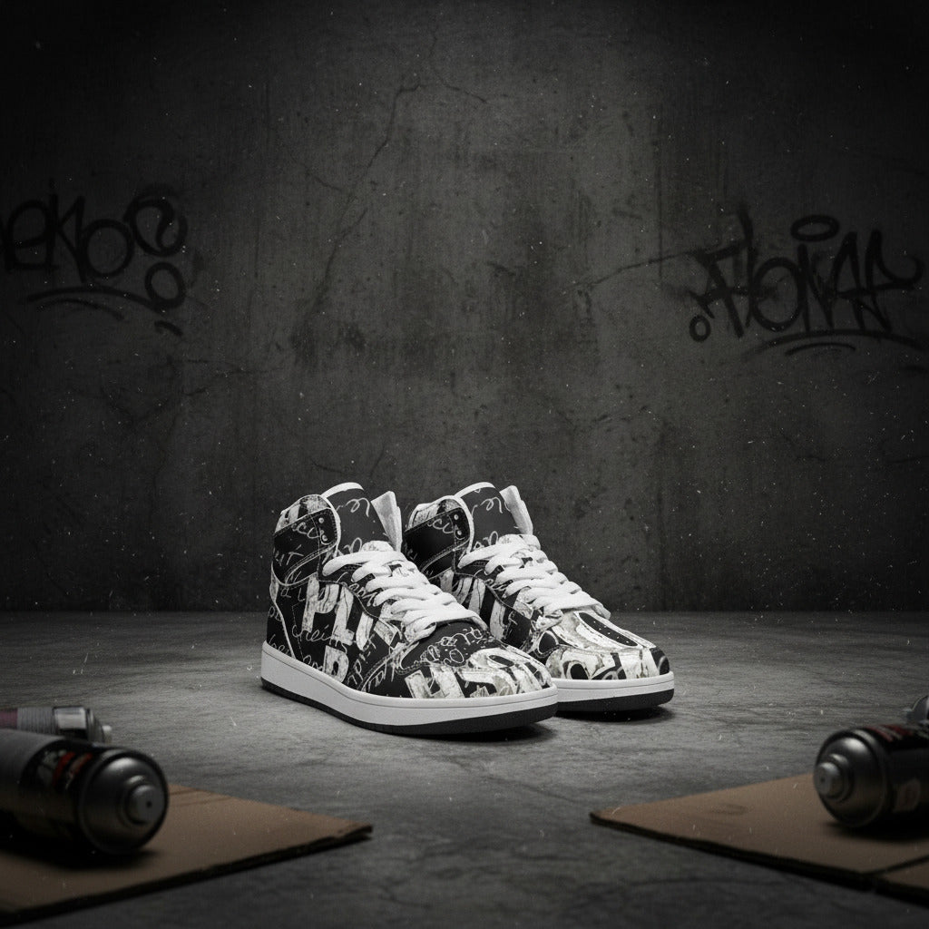 FASHION AFFIRMATIONS #1 Motion High Top Shoes