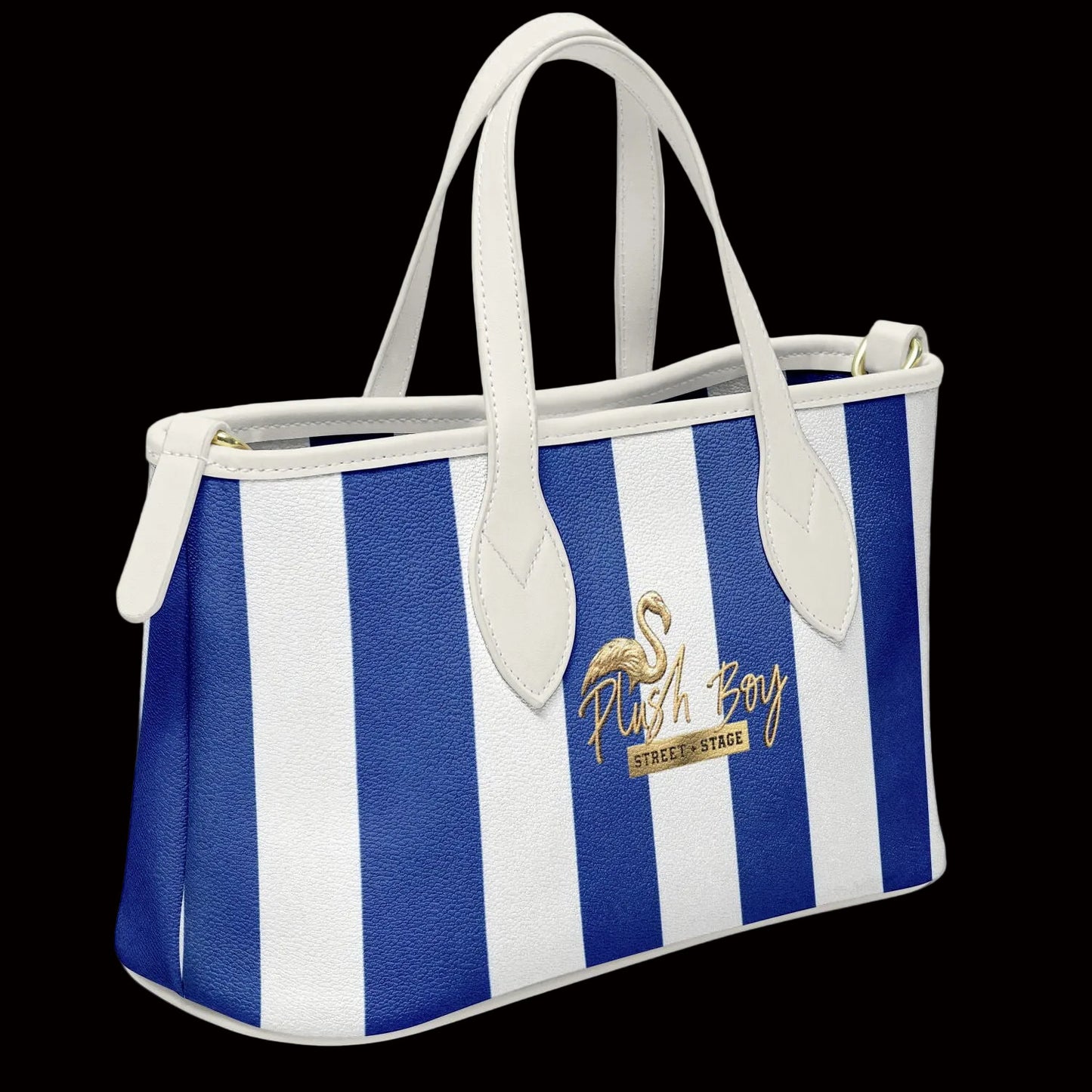 NAUTICAL STEREO Leather Tote Bag