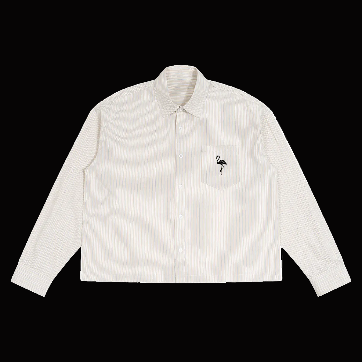 PLUSH BOY Boxy Striped Shirt