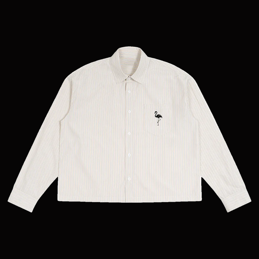 PLUSH BOY Boxy Striped Shirt