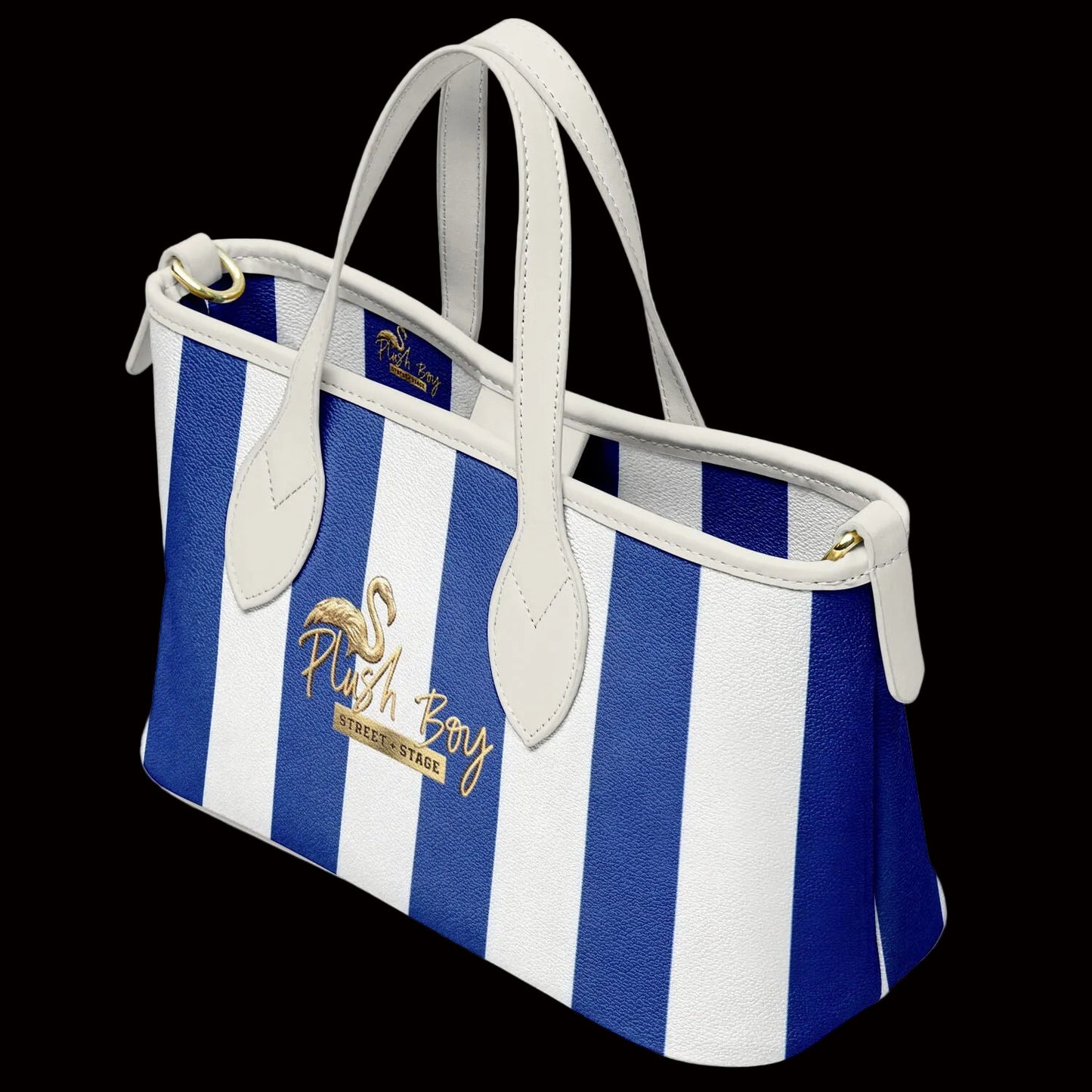 NAUTICAL STEREO Leather Tote Bag
