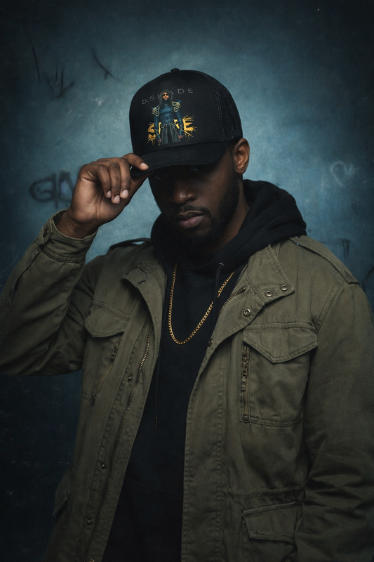B.SLADE SPARE ME trucker hat