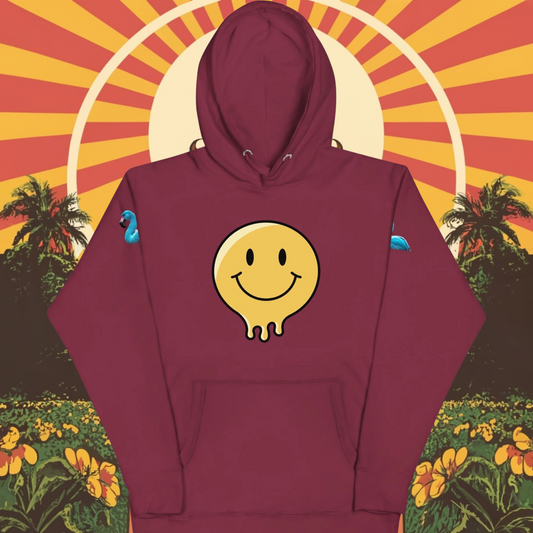 PLUSH BOY THE GOOD SONG CRANBURRY HOODIE