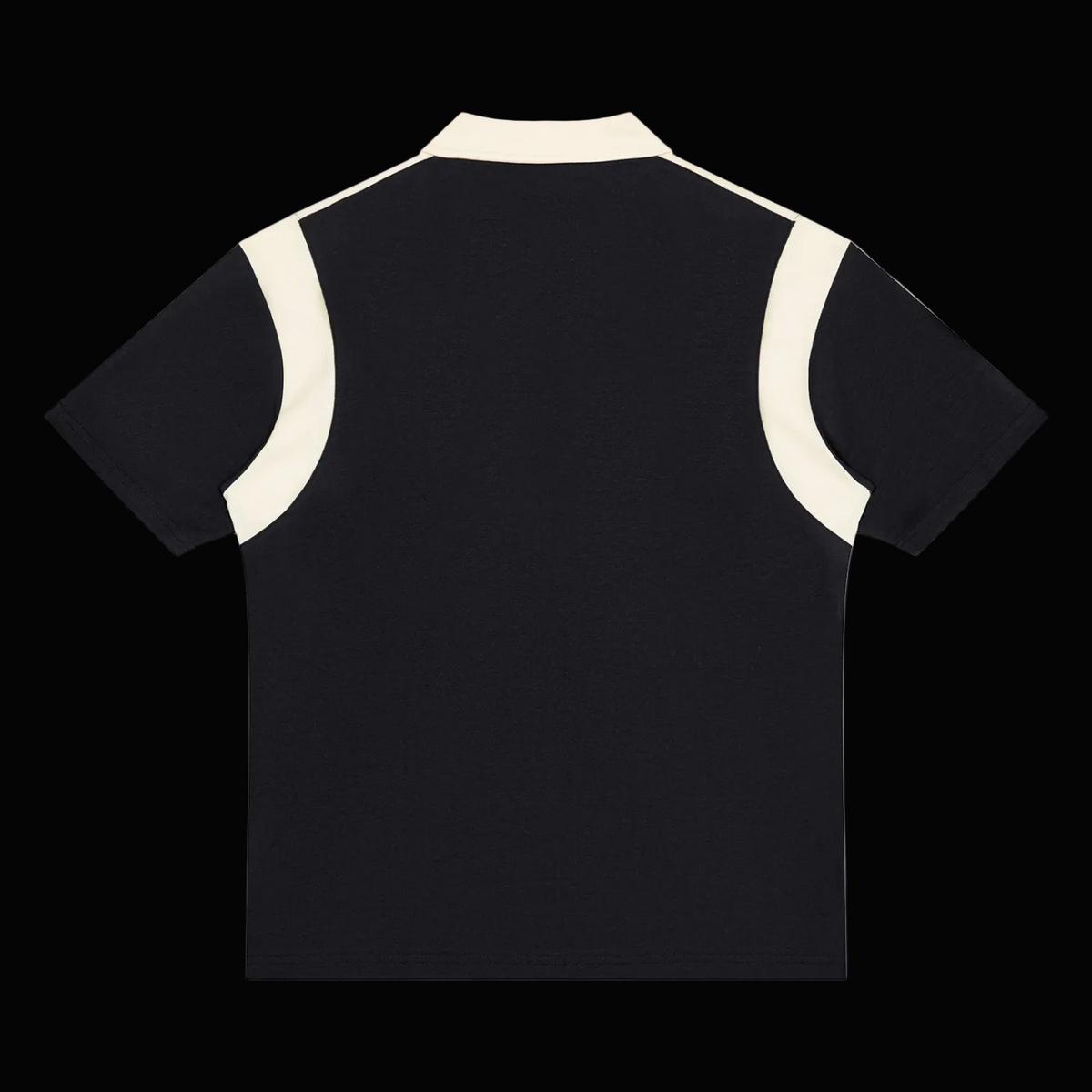 PLUSH BOY Color Block Quarter Zip Polo Shirt
