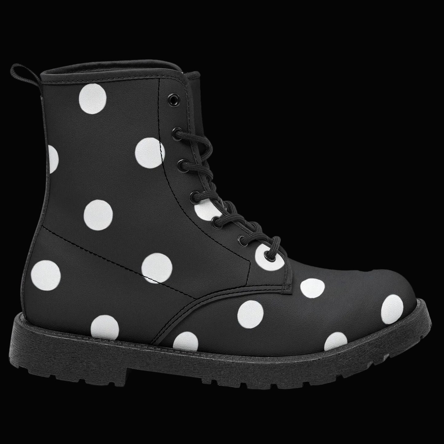 BLACK POLKA DOTS City Strider Boots