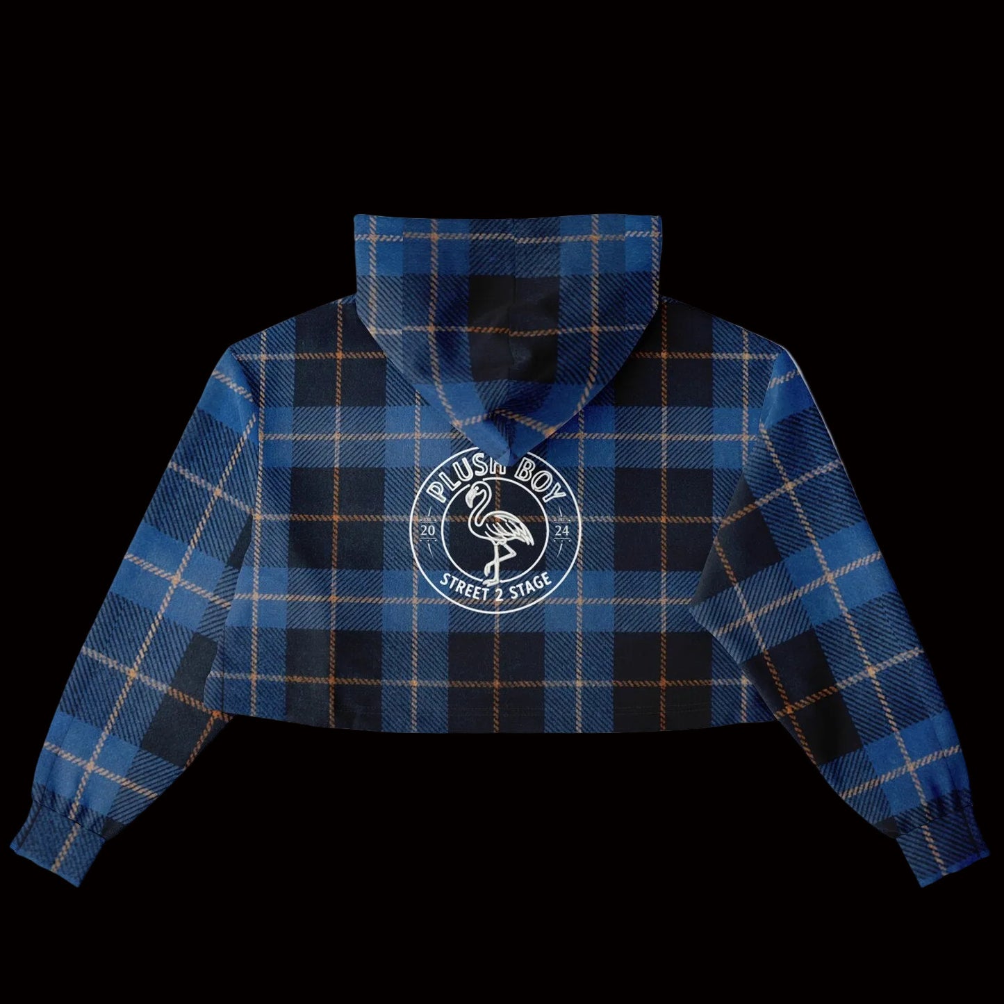 BLUE FLANNEL Fashion Dance Hoodie