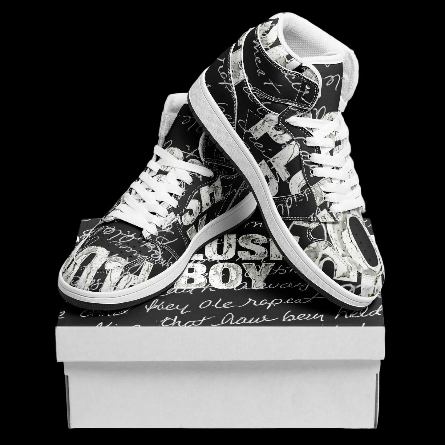 FASHION AFFIRMATIONS #1 Motion High Top Shoes