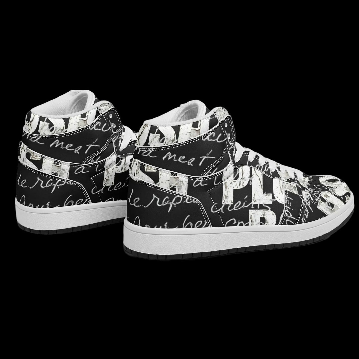 FASHION AFFIRMATIONS #1 Motion High Top Shoes