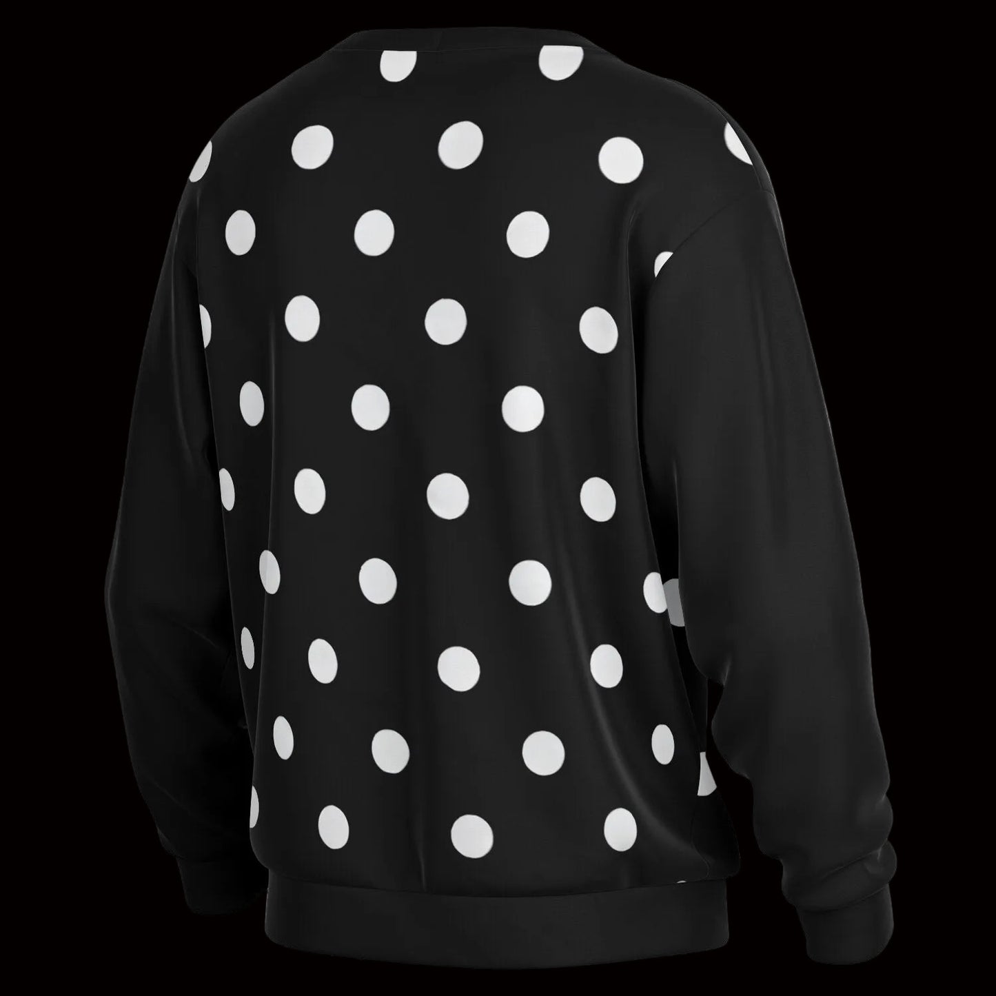 ALL BLACK POLKA DOT Cardigan -