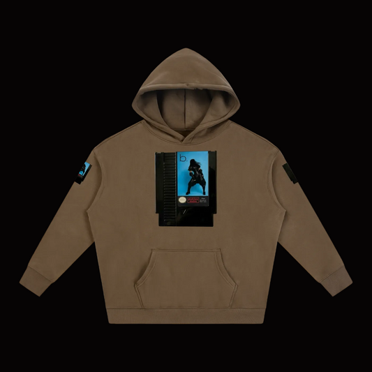 b. album Oversize Fleeced Hoodie