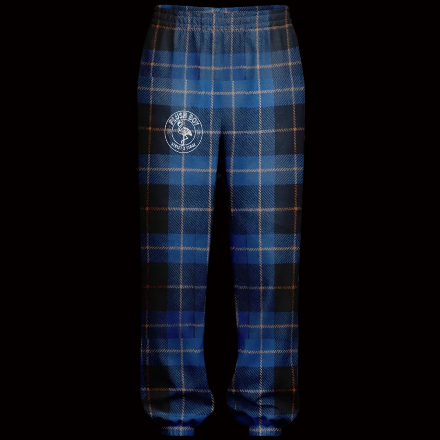 BLUE FLANNEL Fashion Dance Sweatpants