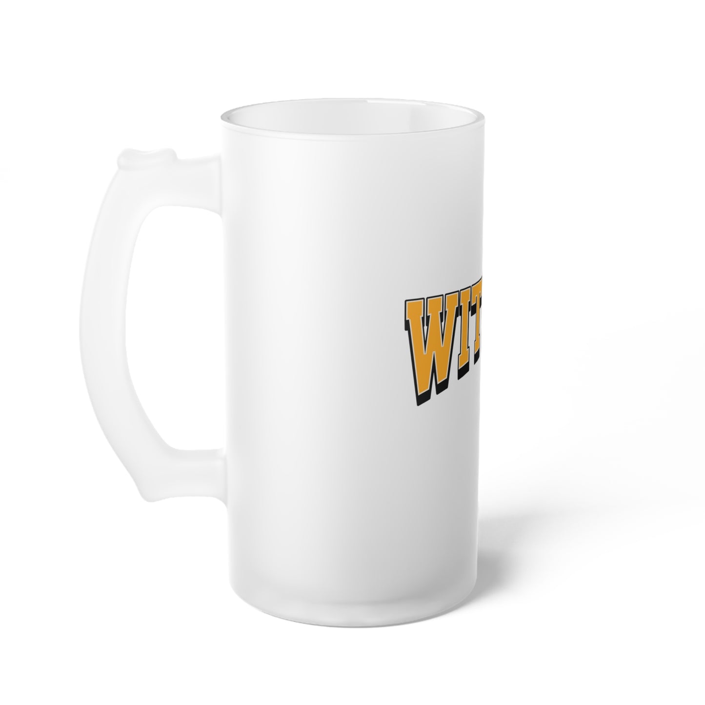 WITNESS Frosted Glass Root Beer Mug