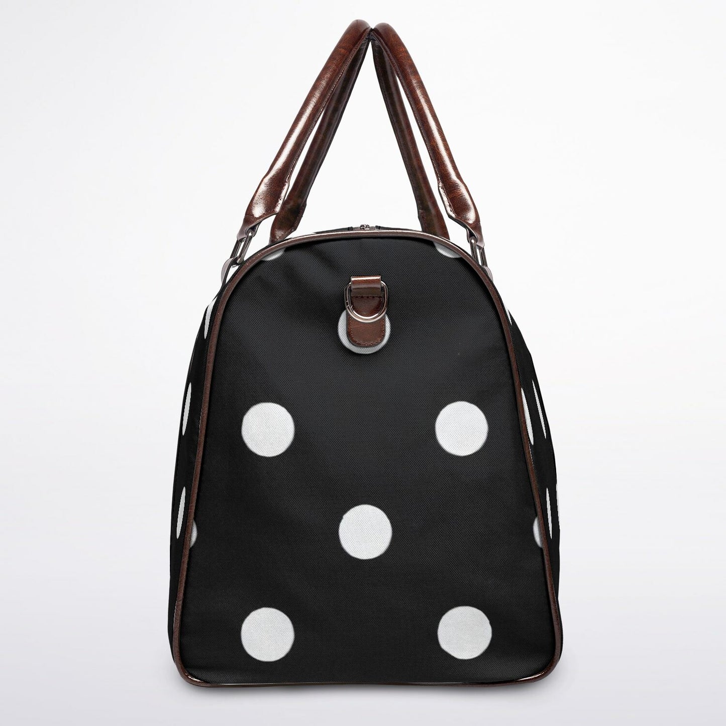 BLACK POLKA DOTS Duffel Bag