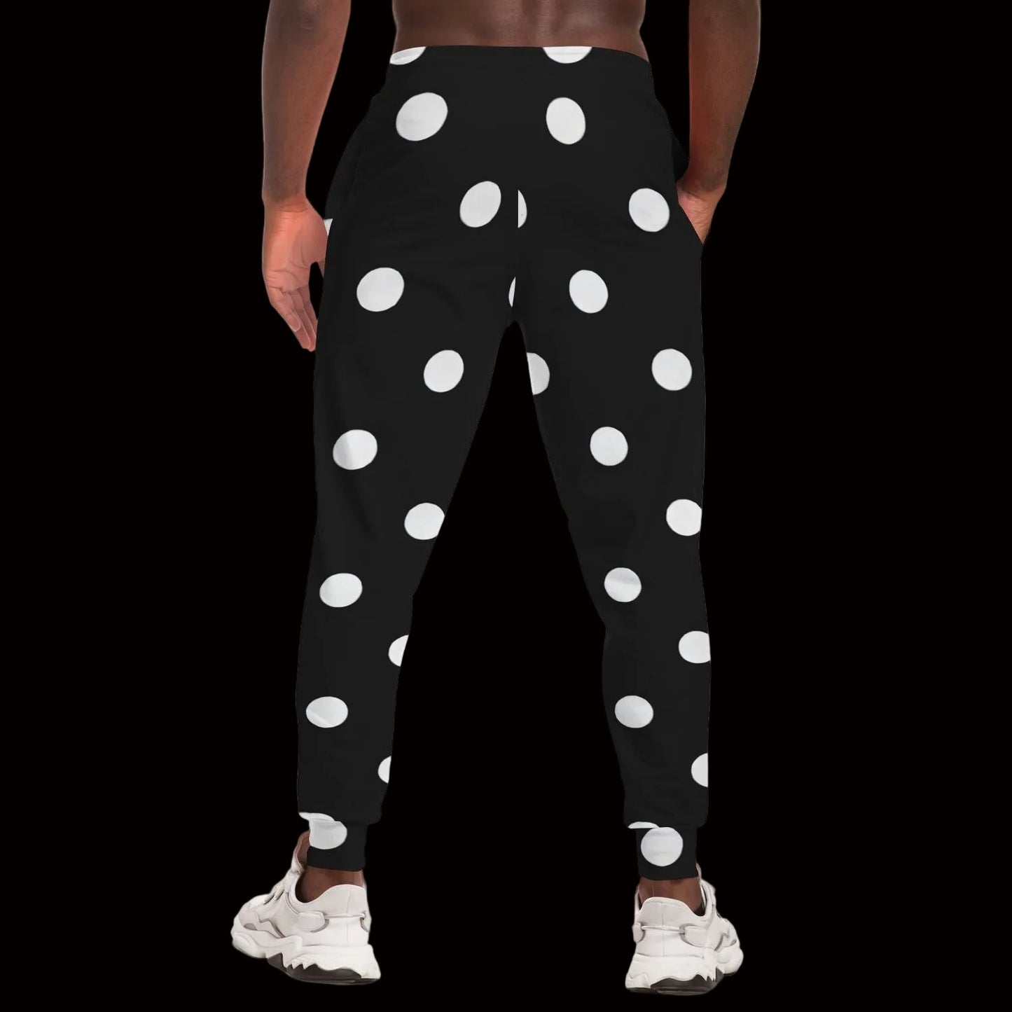 BLACK POLKA DOTS Fashion Jogger