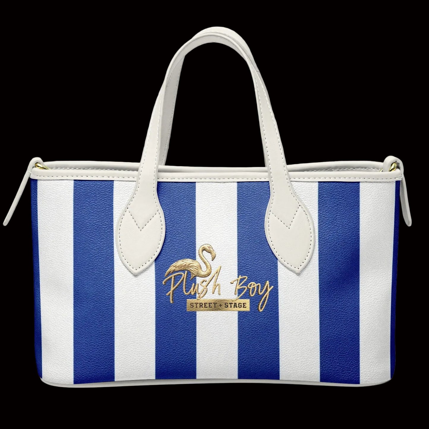 NAUTICAL STEREO Leather Tote Bag