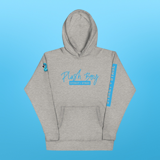 PLUSH BOY SMOGBURRY HOODIE BLEU