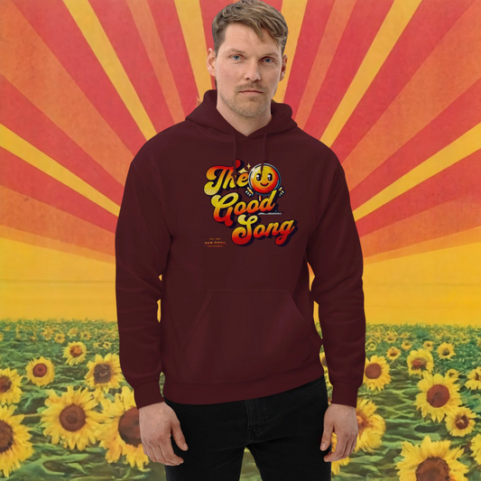 PLUSH BOY THE GOOD SONG CRANBURRY HOODIE