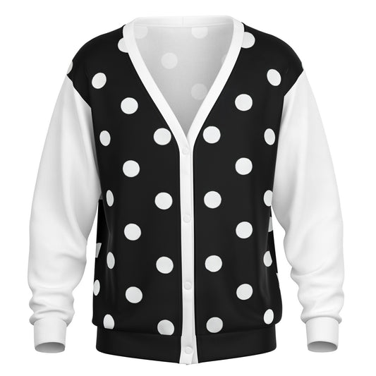 BLACK POLKA DOTS Cardigan