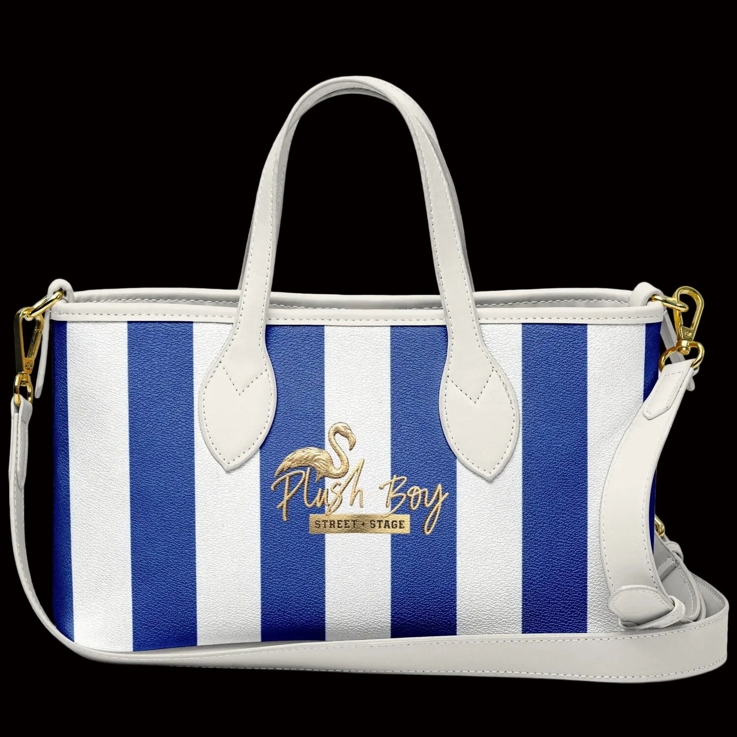NAUTICAL STEREO Leather Tote Bag