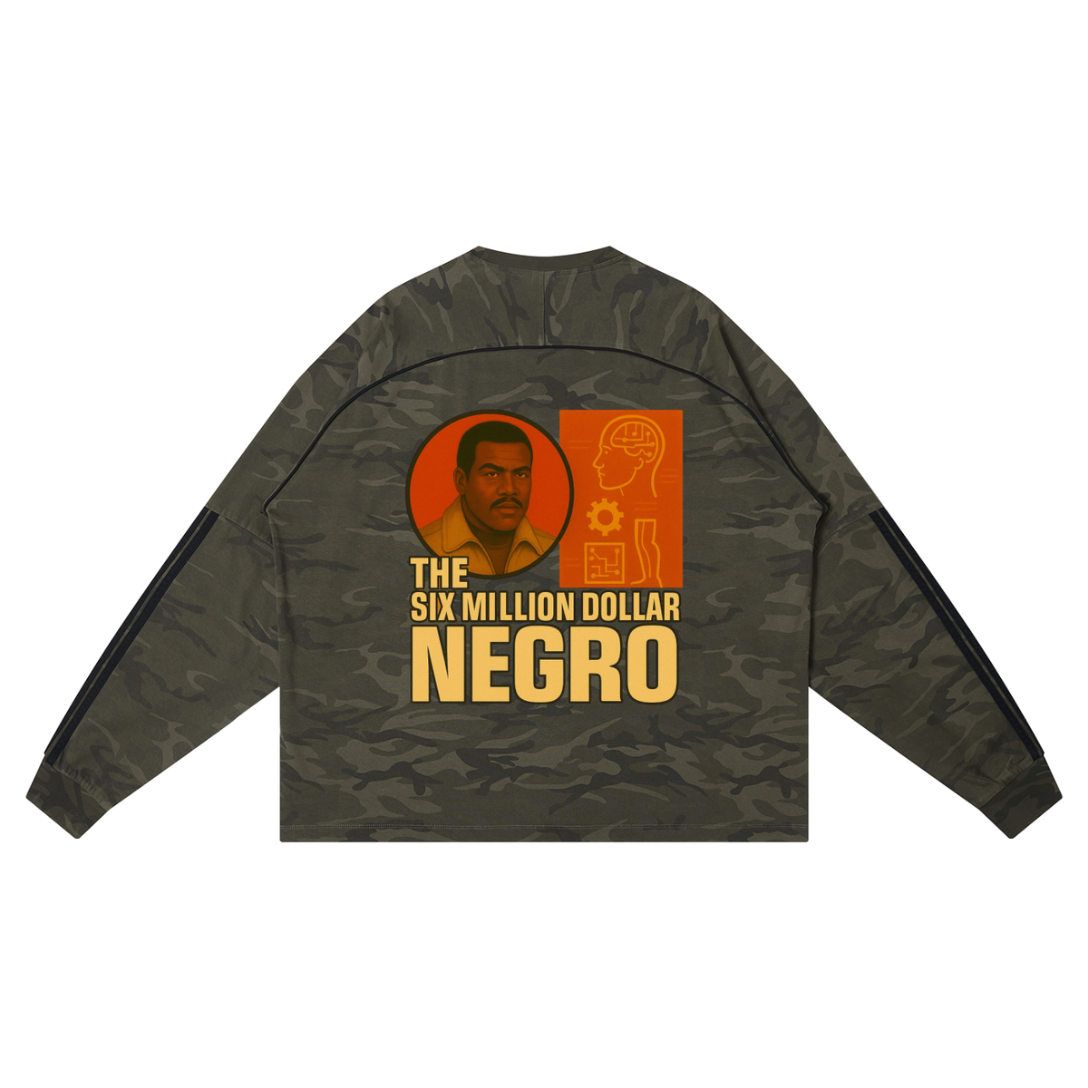 Unisex Camo Loose Long Sleeve T-Shirt