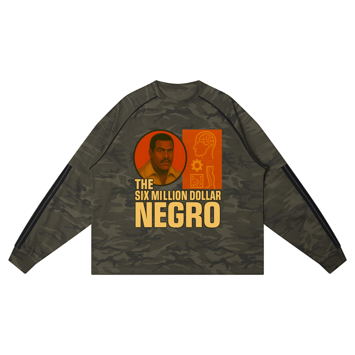 Unisex Camo Loose Long Sleeve T-Shirt