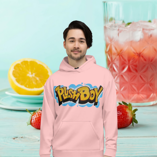 PLUSH BOY STRAWBURRY LEMONADE GRAFFITI HOODIE