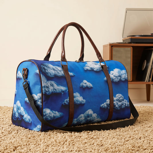 CERULEAN RAIN DUFFLE BAG