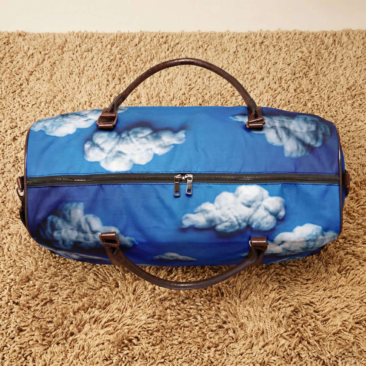 CERULEAN RAIN DUFFLE BAG