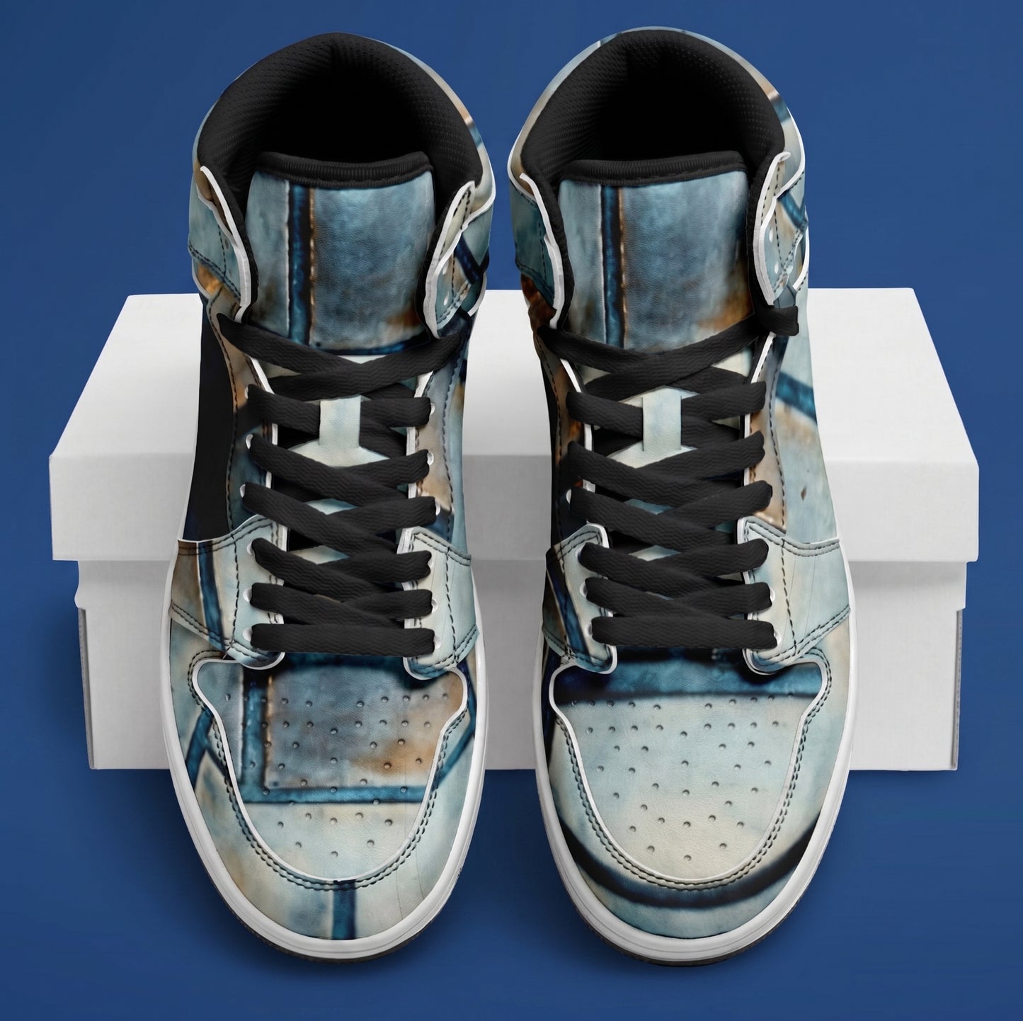 BLUE BRICK CITY High Top Shoes