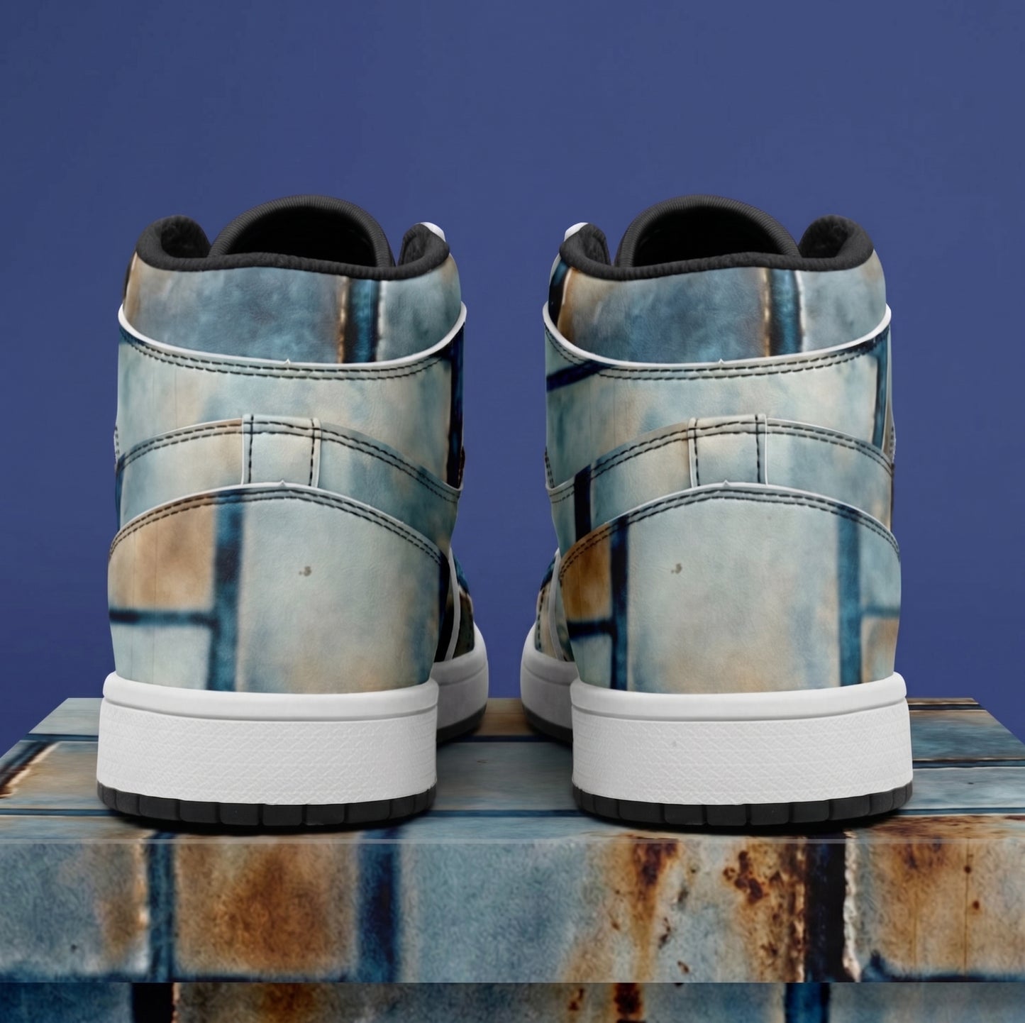 BLUE BRICK CITY High Top Shoes