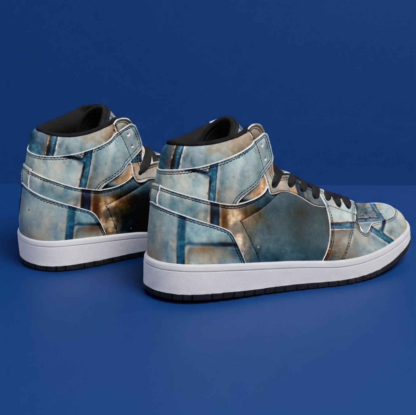 BLUE BRICK CITY High Top Shoes