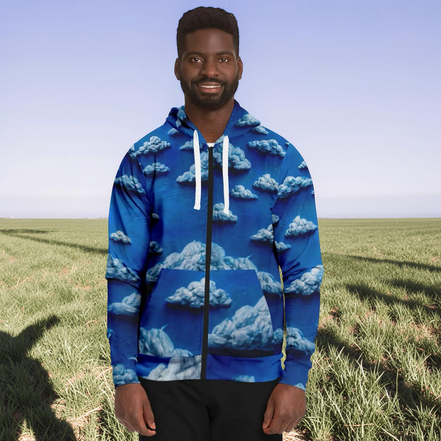 CERULEAN RAIN HOODIE