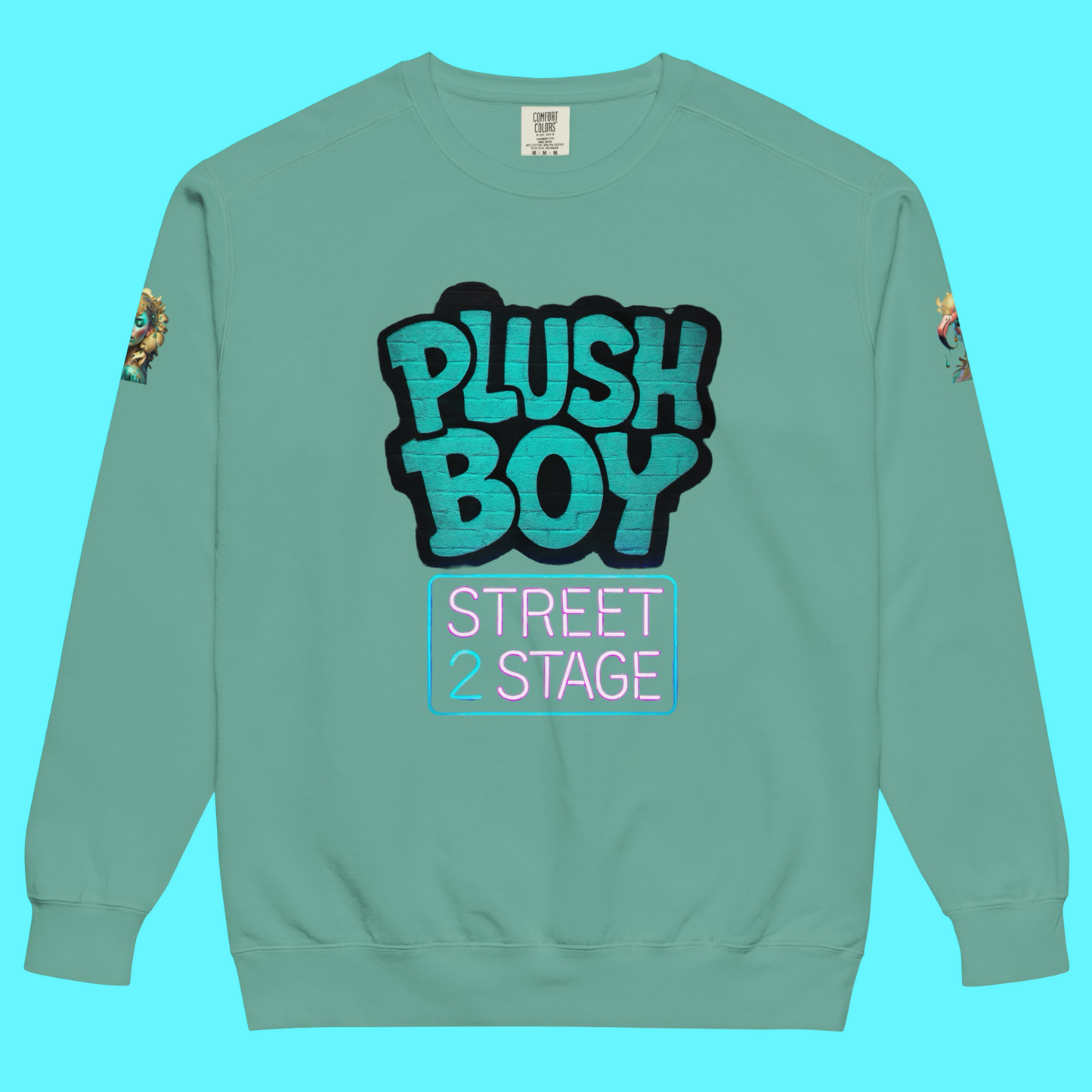 PLUSH BOY GARMENT DYED SWEATSHIRT