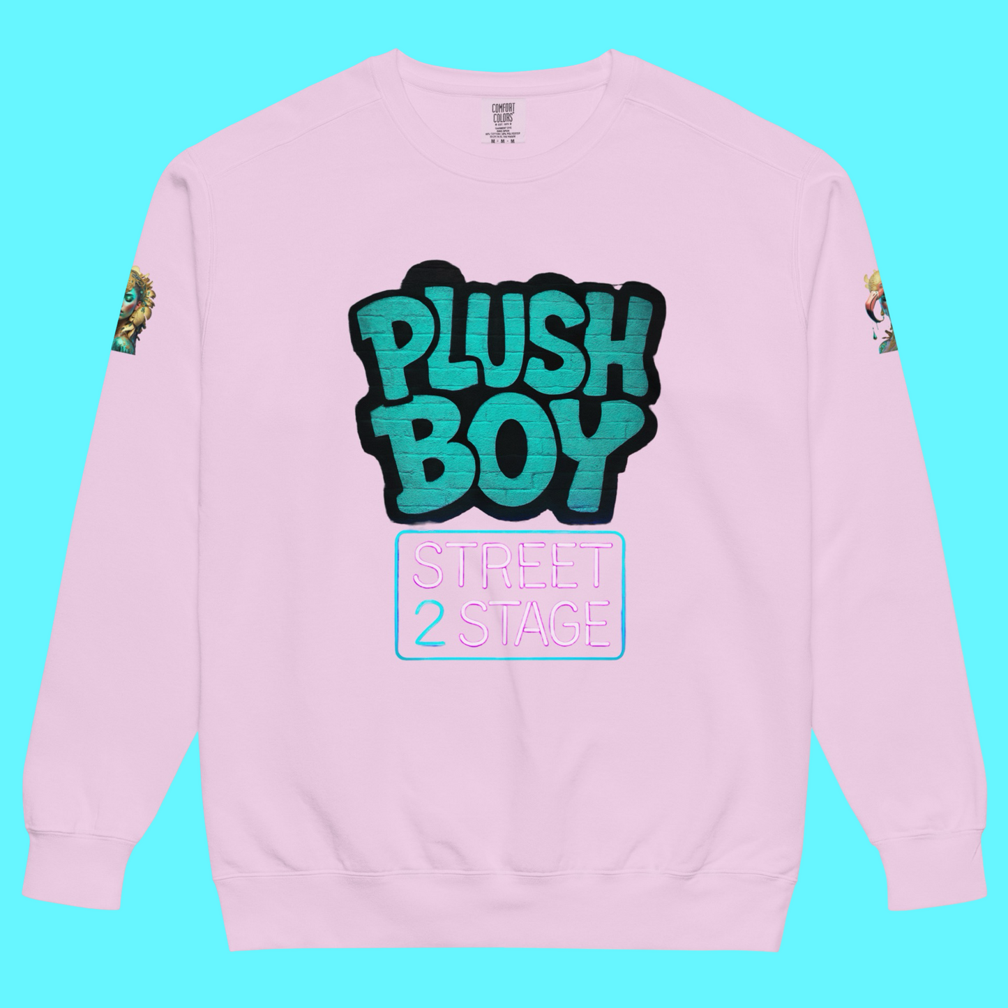 PLUSH BOY GARMENT DYED SWEATSHIRT