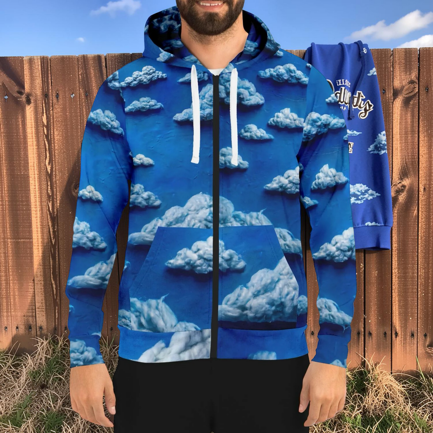CERULEAN RAIN HOODIE