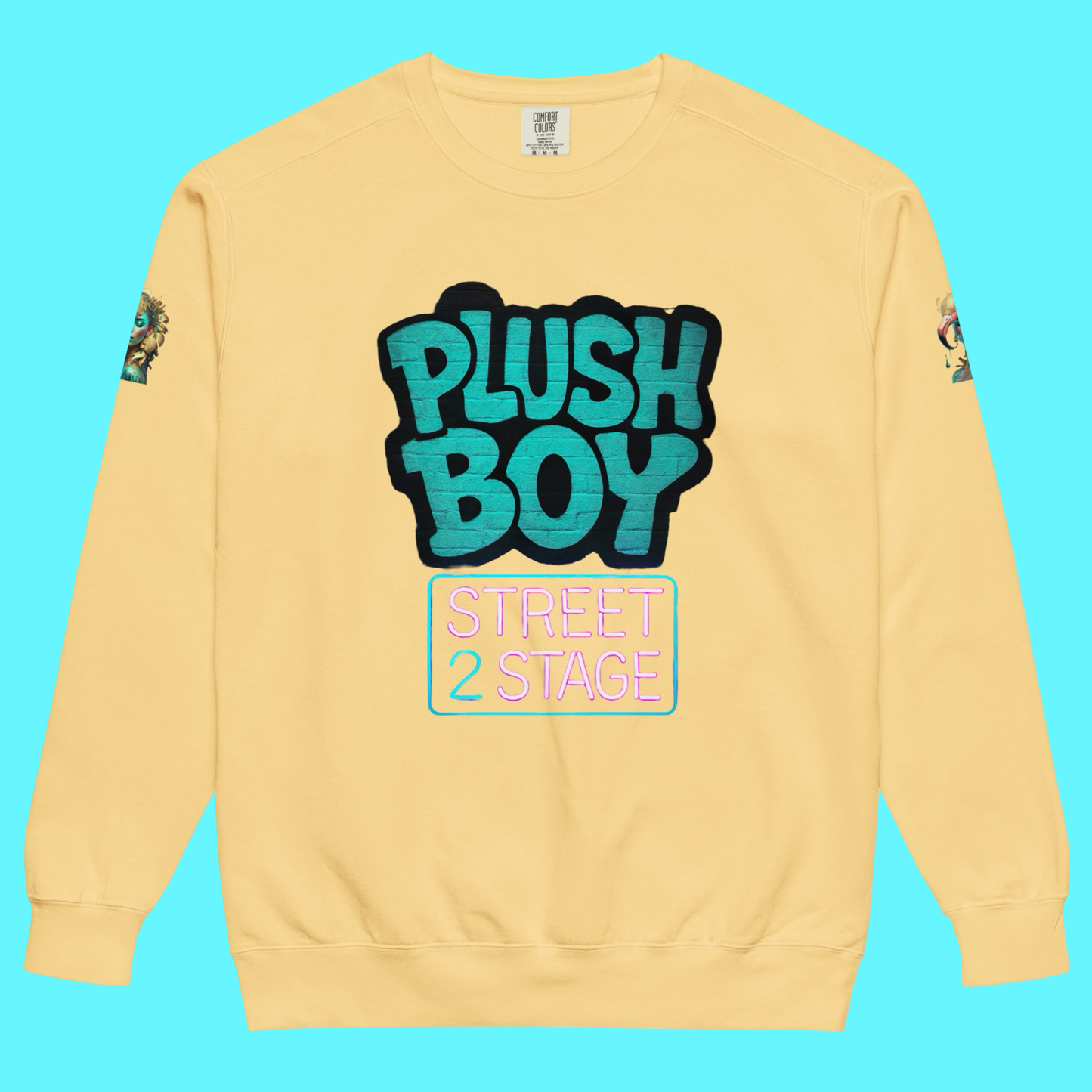 PLUSH BOY GARMENT DYED SWEATSHIRT