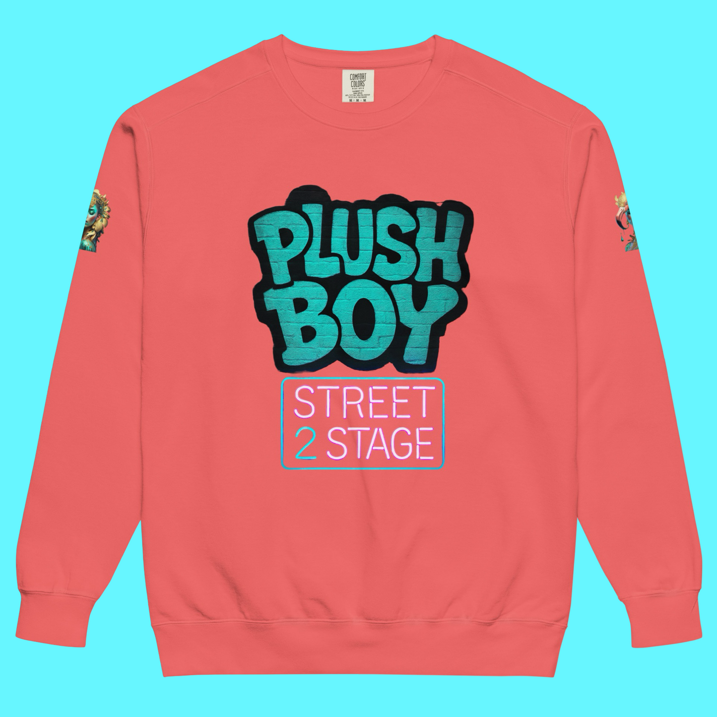 PLUSH BOY GARMENT DYED SWEATSHIRT