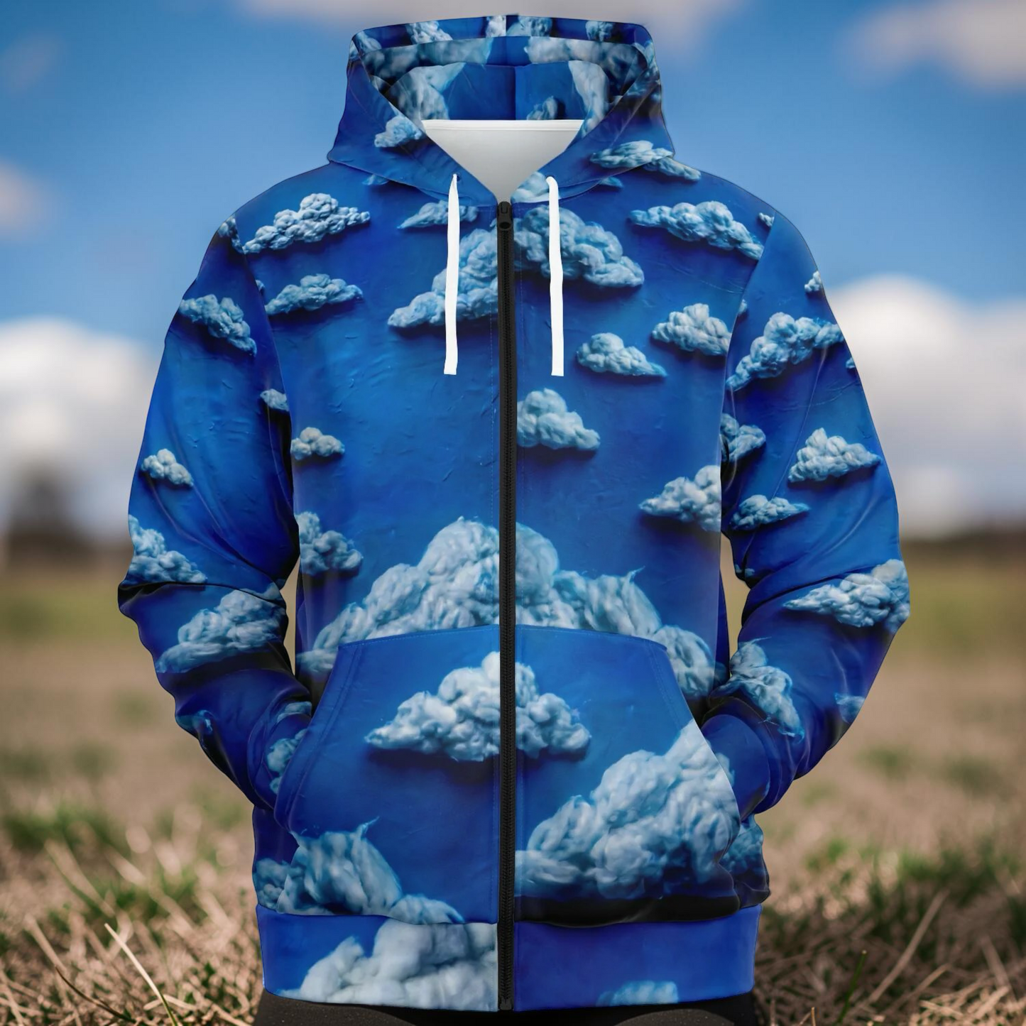 CERULEAN RAIN HOODIE