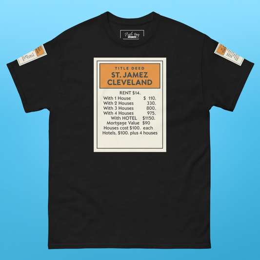 ST. JAMEZ CLEVELAND TITLE DEED T SHIRT