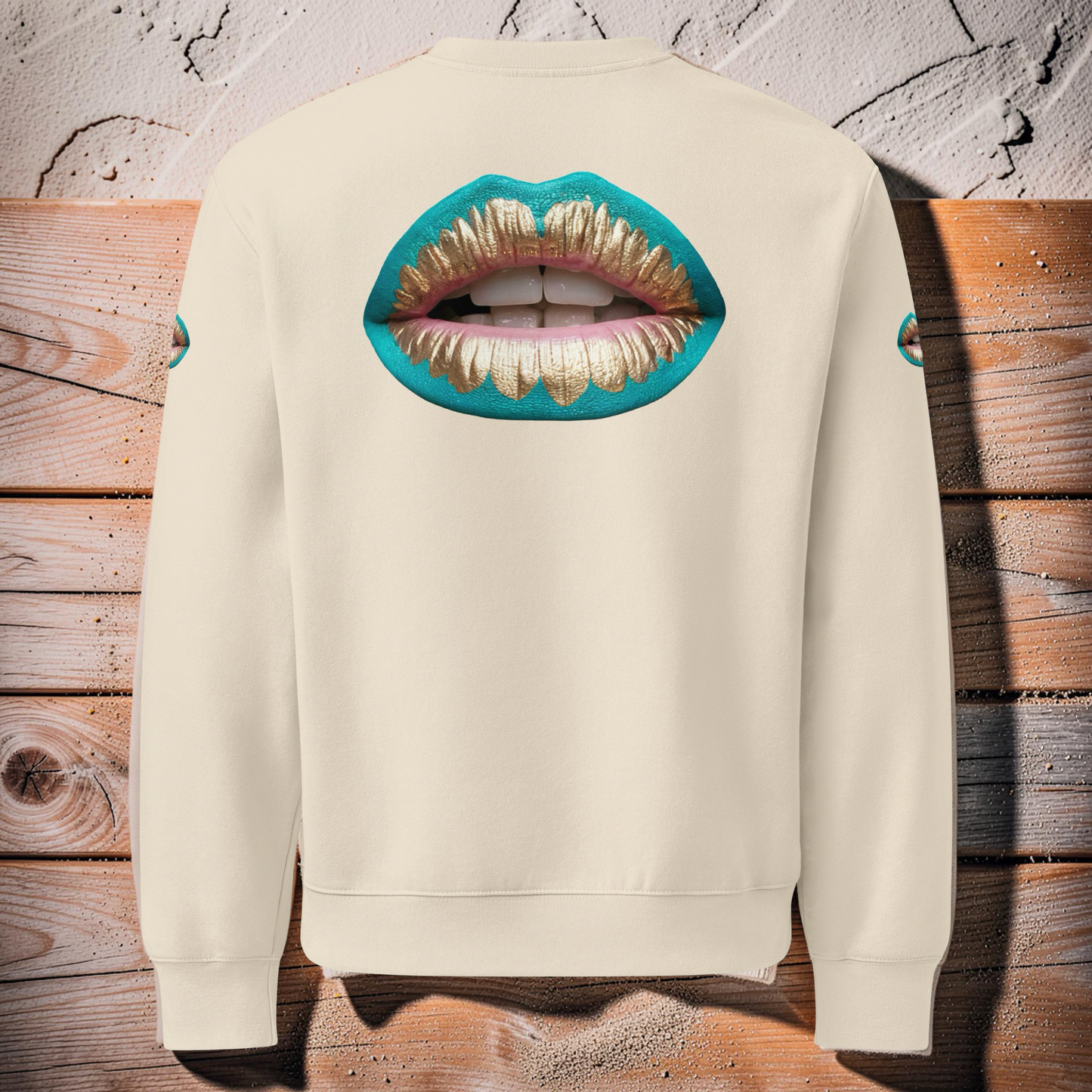 PLUSH BOY PEACH KISS Oversized heavyweight sweatshirt