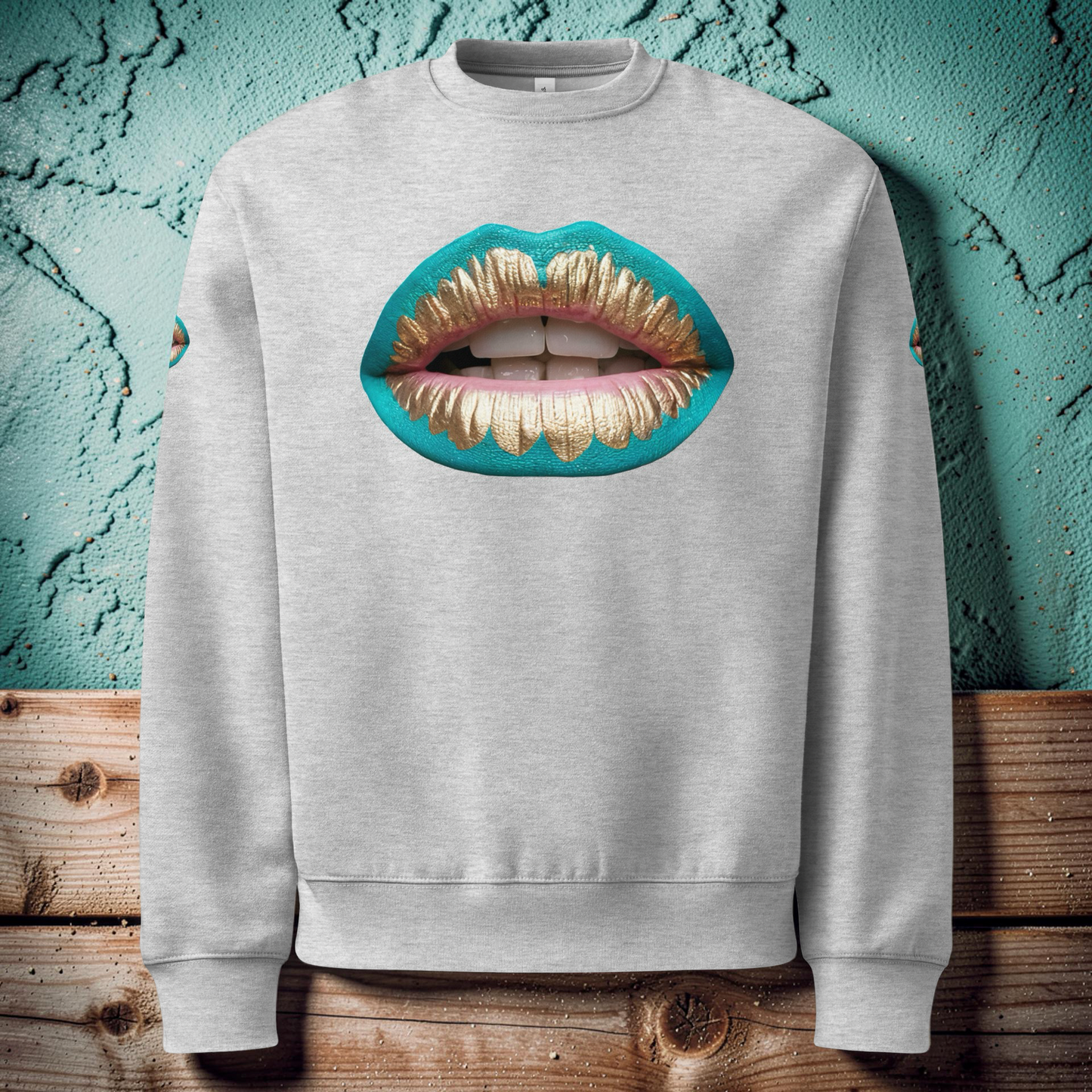 PLUSH BOY PEACH KISS Oversized heavyweight sweatshirt