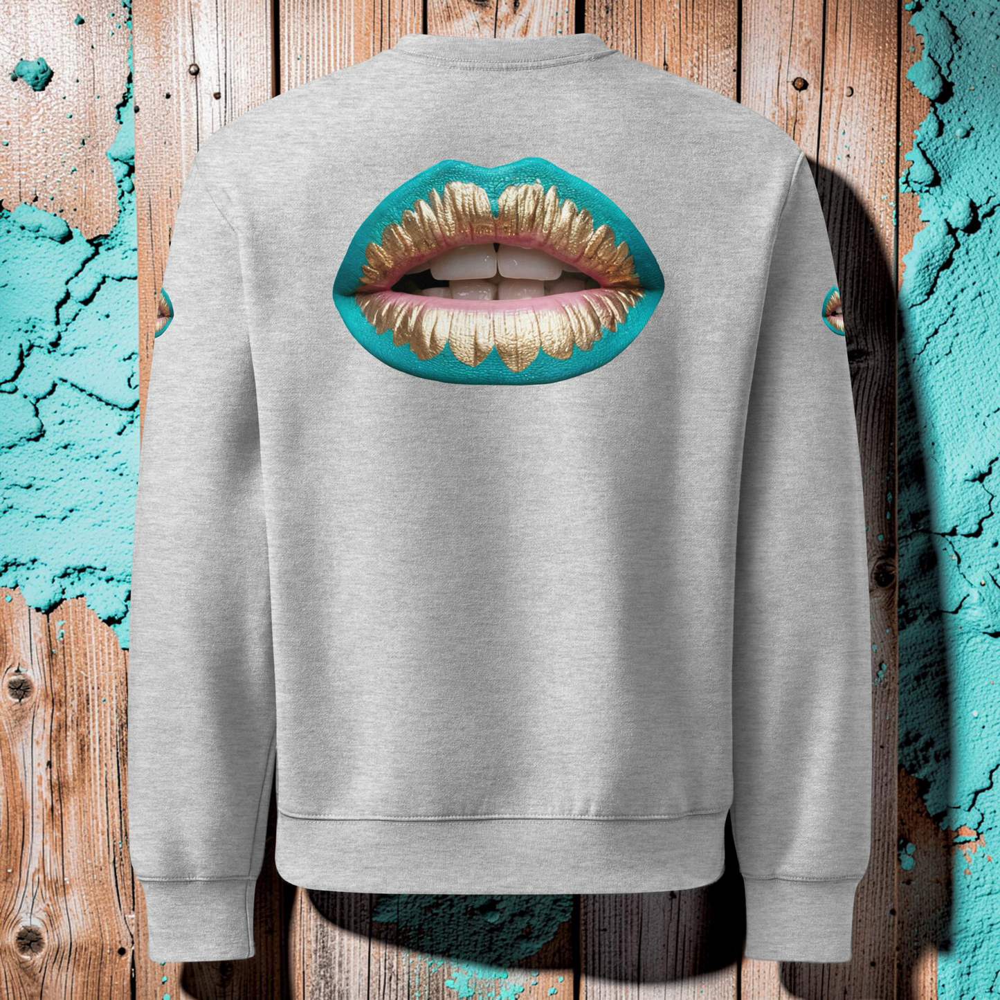 PLUSH BOY PEACH KISS Oversized heavyweight sweatshirt