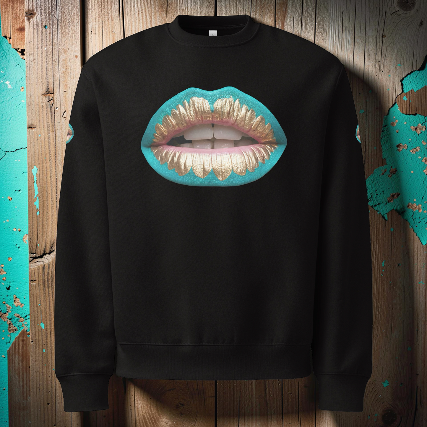 PLUSH BOY PEACH KISS Oversized heavyweight sweatshirt